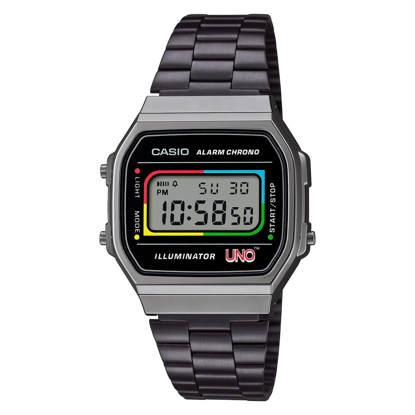 ĐỒNG HỒ CASIO UNOTM LIMITED A168WEUC-1ADR CHÍNH HÃNG